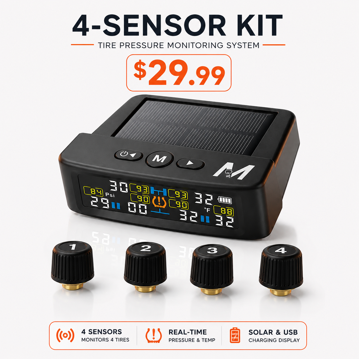 RoadGuard™ RV Tire Pressure Monitor