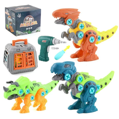 TIVEXE™ BuildASaur Pro | 4-in-1 Dinosaur Building Kit with Electric Drill