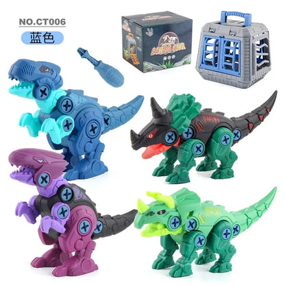 TIVEXE™ BuildASaur Pro | 4-in-1 Dinosaur Building Kit with Electric Drill