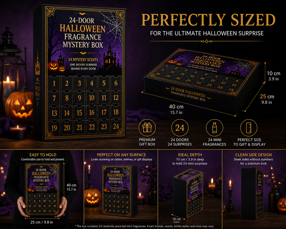 Midnight Scents™ — 24-Door Halloween Fragrance Mystery Box
