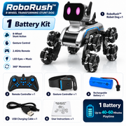 RoboRush™ 8-Wheel Transforming Stunt Dog